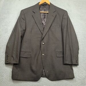 Jos A Bank Men's 42S (44) Blazer Herringbone Brown Wool Cashmere‎